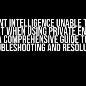 Document Intelligence unable to share a project when using private endpoints: A Comprehensive Guide to Troubleshooting and Resolution